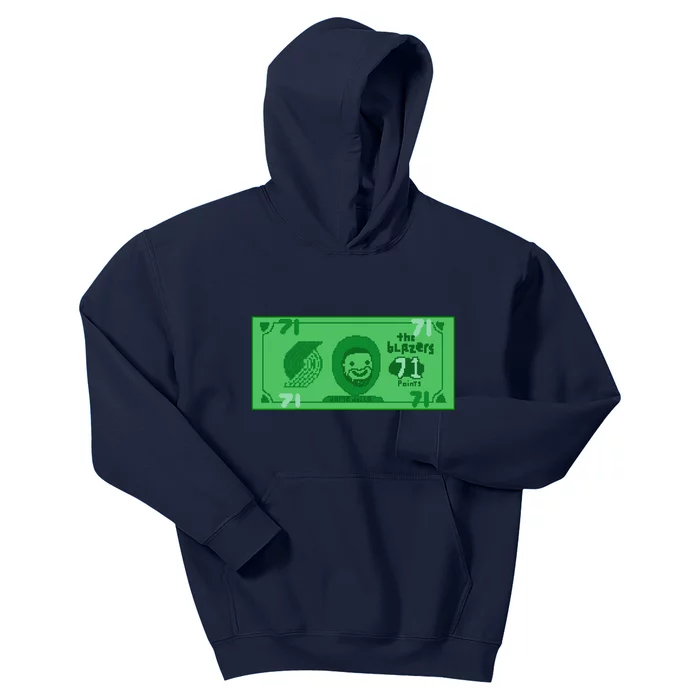 Dame Dolla Jame Dolla The Blazers 71 Points Kids Hoodie