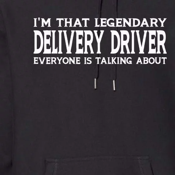 Delivery Driver Job Title Employee Funny Delivery Driver Premium Hoodie