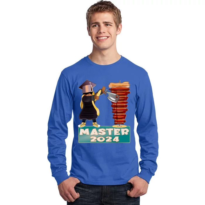 Dabbing DöNer Kebab Graduation 2024 Master Gift Tall Long Sleeve T-Shirt