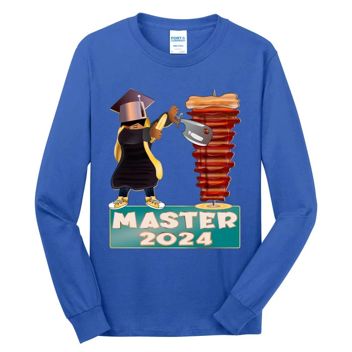 Dabbing DöNer Kebab Graduation 2024 Master Gift Tall Long Sleeve T-Shirt