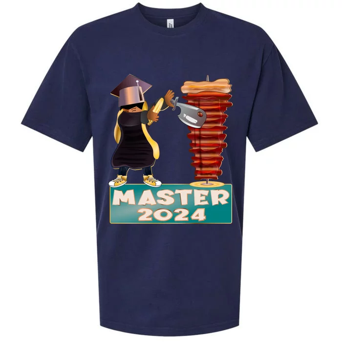 Dabbing DöNer Kebab Graduation 2024 Master Gift Sueded Cloud Jersey T-Shirt