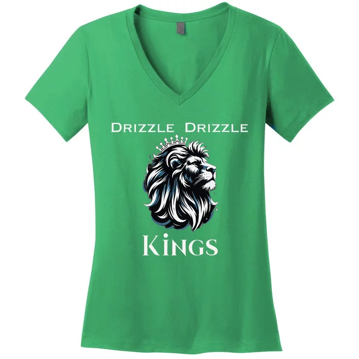 Drizzle Drizzle Kings We Up Soft Guy Era Soft Boy Era Women's V-Neck T-Shirt