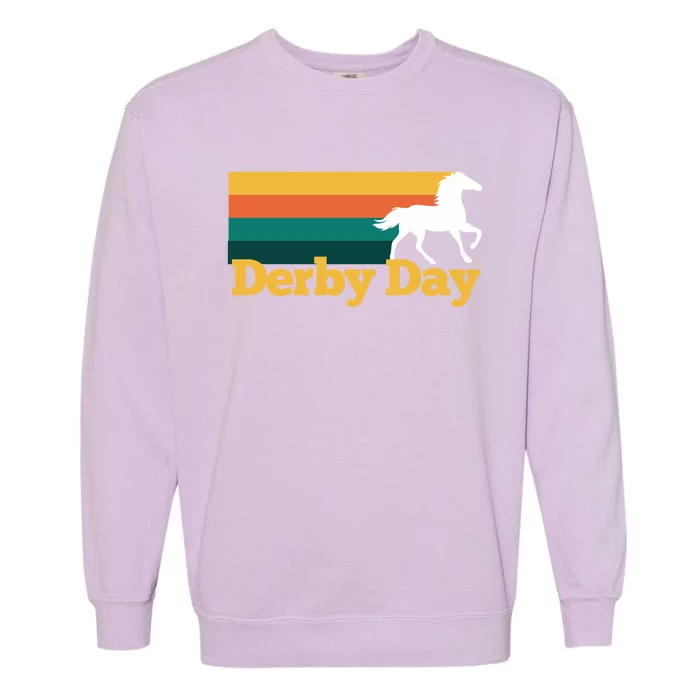 Derby Day Kentucky Horse Racing Derby Party Gift Garment-Dyed Sweatshirt