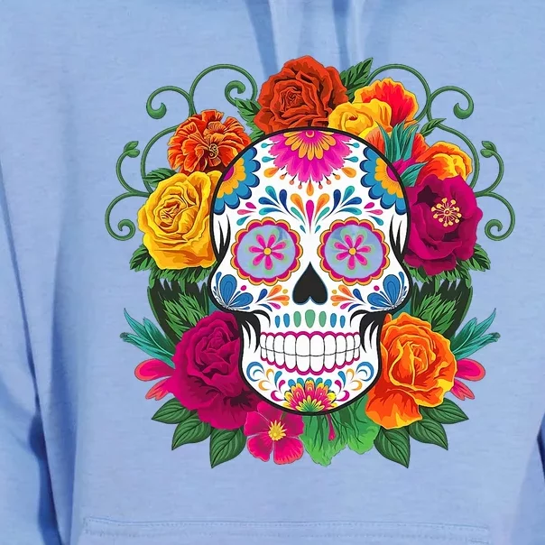 Dia De Los Muertos Costume Day Of The Dead Sugar Skull Unisex Surf Hoodie