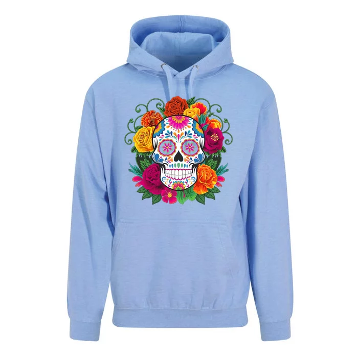 Dia De Los Muertos Costume Day Of The Dead Sugar Skull Unisex Surf Hoodie