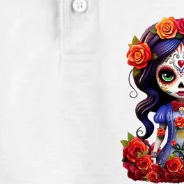 Dia De Los Muertos La Catrina Day Of The Dead Dry Zone Grid Performance Polo