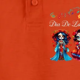 Dia De Los Muertos Three Catrinas Day Of The Dead Dry Zone Grid Performance Polo