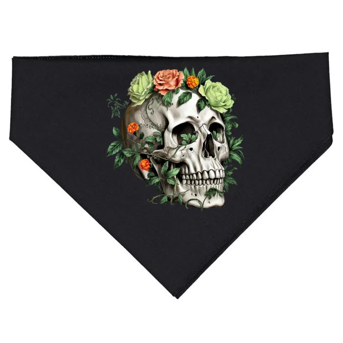 Dia De Los Muertos Costume Day Of The Dead Sugar Skull USA-Made Doggie Bandana