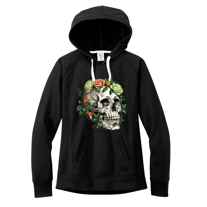 Dia De Los Muertos Costume Day Of The Dead Sugar Skull Women's Fleece Hoodie