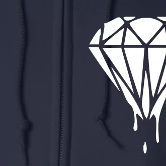 DRIPPING DIAMOND LOGO Full Zip Hoodie