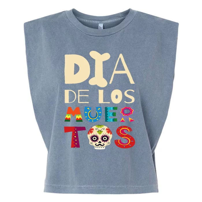 Dia de los Muertos Garment-Dyed Women's Muscle Tee