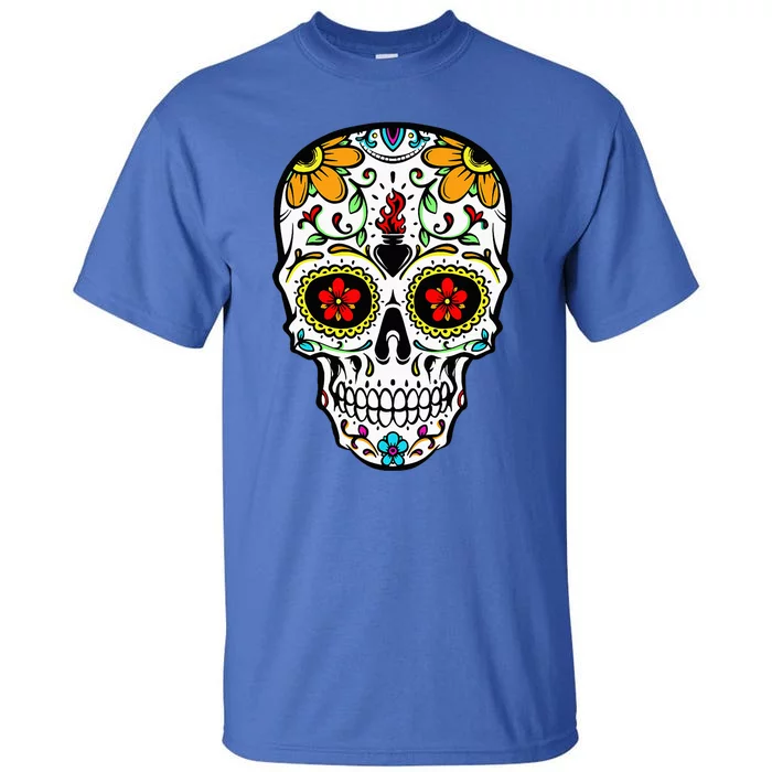 Dia De Los Muertos Costume Sugar Skull Tall T-Shirt