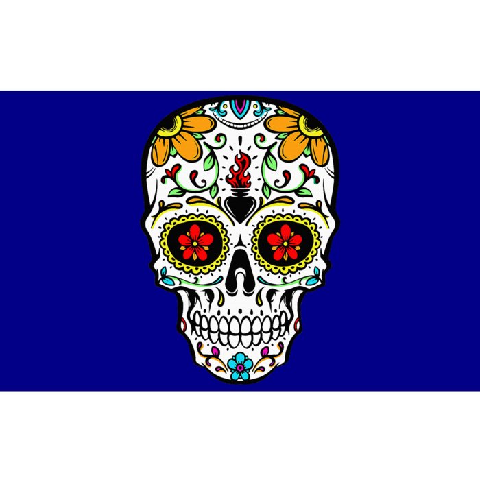 Dia De Los Muertos Costume Sugar Skull Bumper Sticker