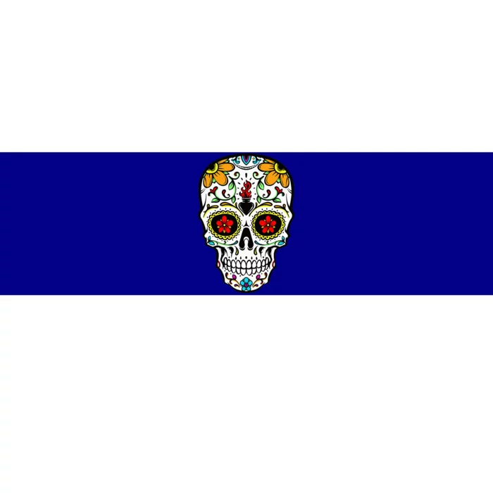 Dia De Los Muertos Costume Sugar Skull Bumper Sticker