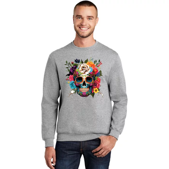 Dia De Los Muertos Costume Of Dead Sugar Skull Sweatshirt