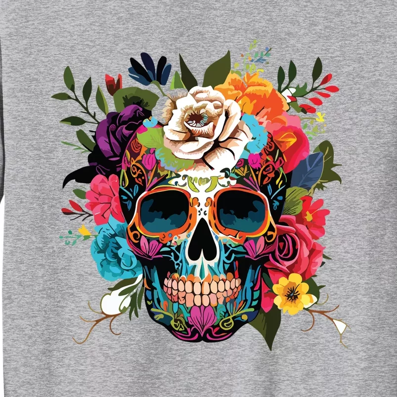 Dia De Los Muertos Costume Of Dead Sugar Skull Sweatshirt