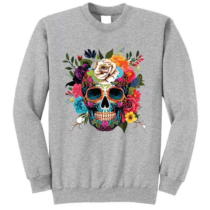 Dia De Los Muertos Costume Of Dead Sugar Skull Sweatshirt