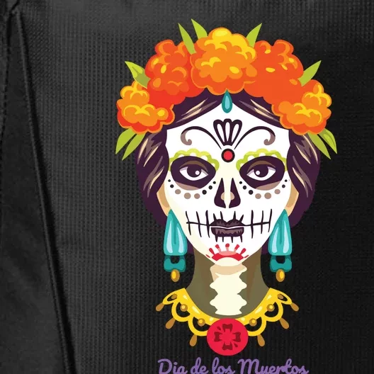 Da De Los Muertos Mexican Day Of Dead City Backpack