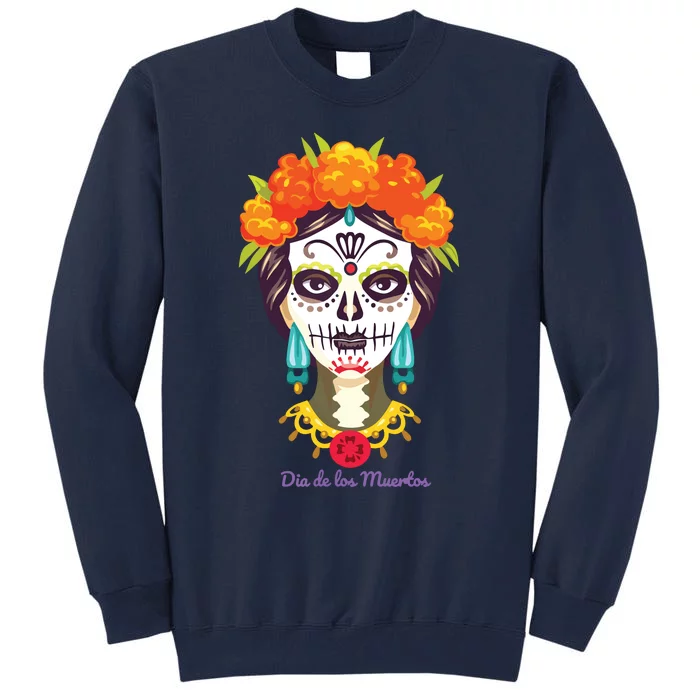 Da De Los Muertos Mexican Day Of Dead Tall Sweatshirt