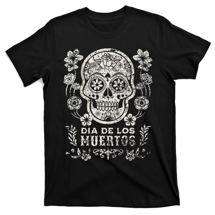 Dia De Los Muertos Mexico Sugar Skull T-Shirt