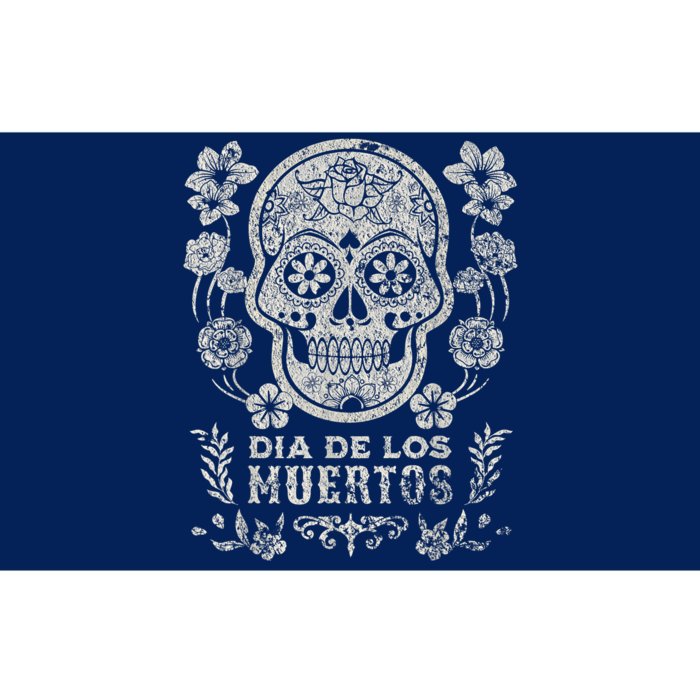 Dia De Los Muertos Mexico Sugar Skull Bumper Sticker