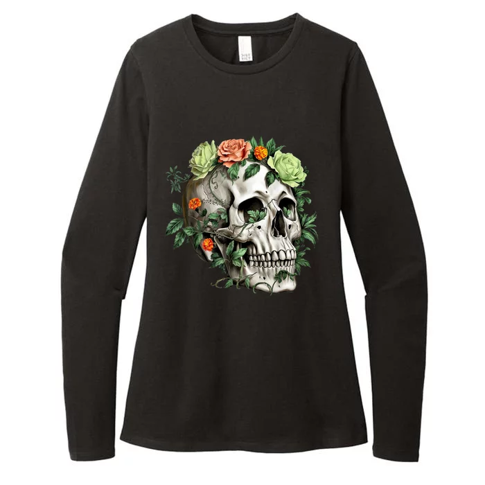 Dia De Los Muertos Costume Day Of The Dead Sugar Skull Womens CVC Long Sleeve Shirt