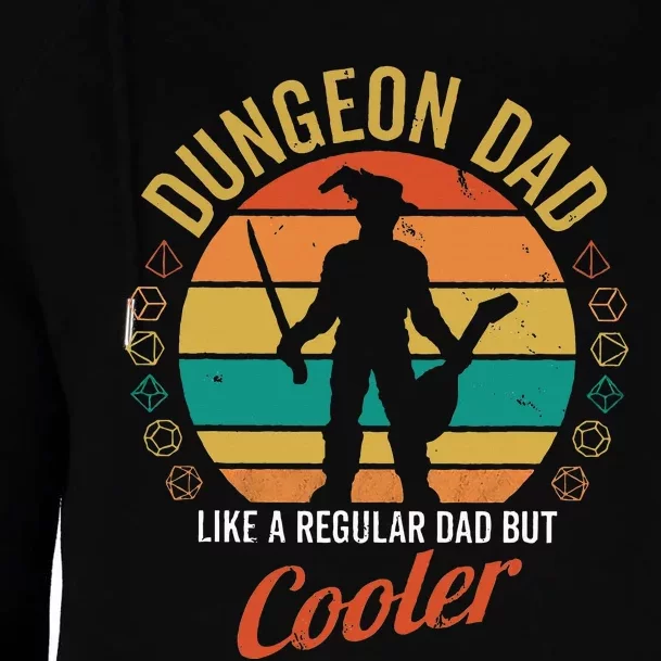 Dungeon Dad Like A Regular Mom But Cooler Womens Funnel Neck Pullover Hood