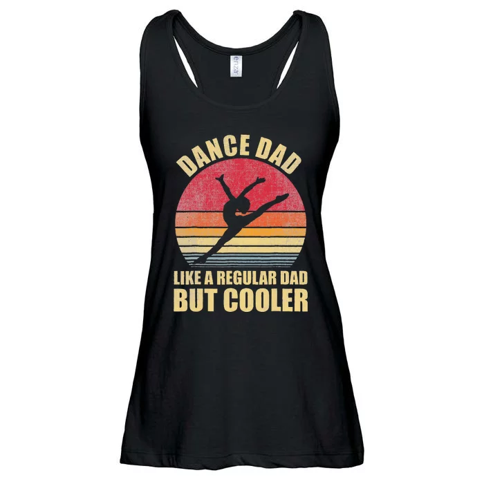 Dance Dad Like A Regular Dad But Cooler Daddy. Funny Da Ladies Essential Flowy Tank