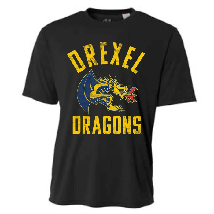 Drexel Dragons Large Cooling Performance Crew T-Shirt