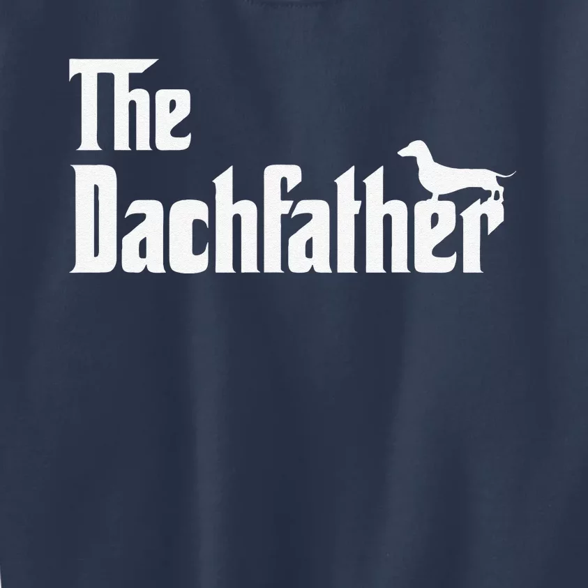 Dachshund Dog Lovers The Dachfather Funny Wiener Dog Kids Sweatshirt