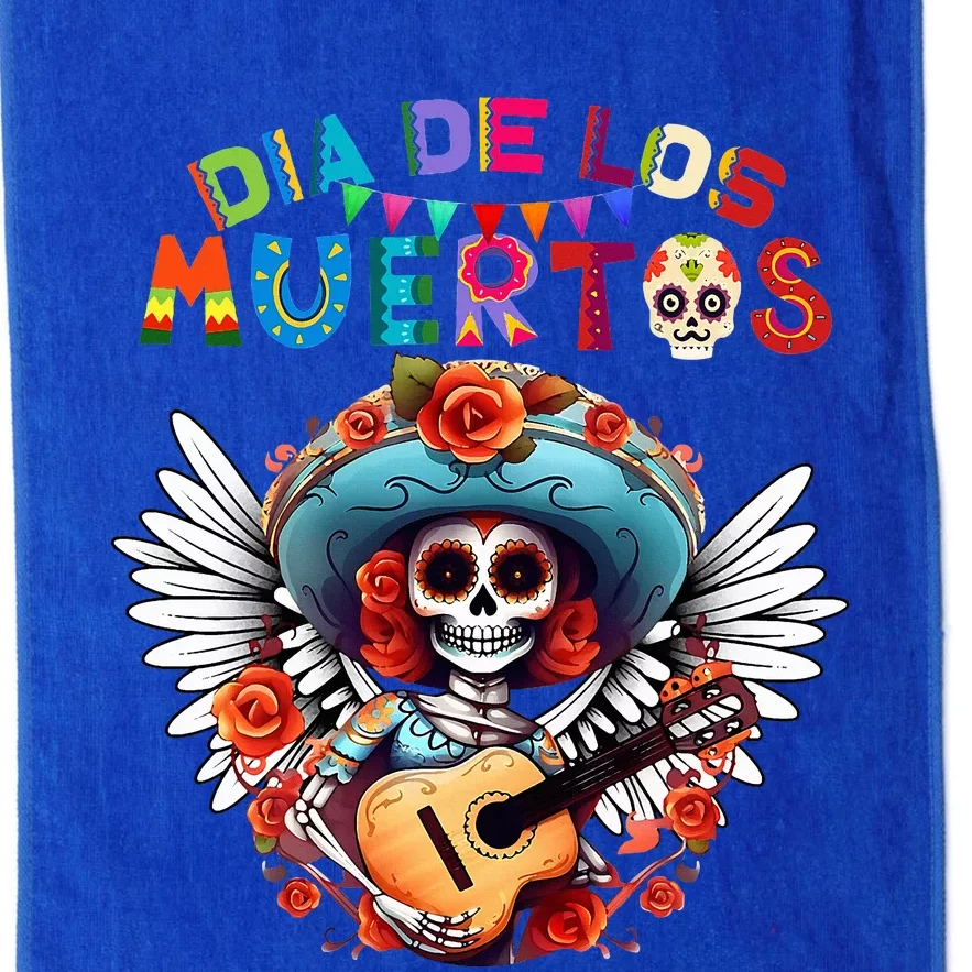 Dia De Los Muertos Catrina Sugar Skull Day of Dead Halloween Platinum Collection Golf Towel