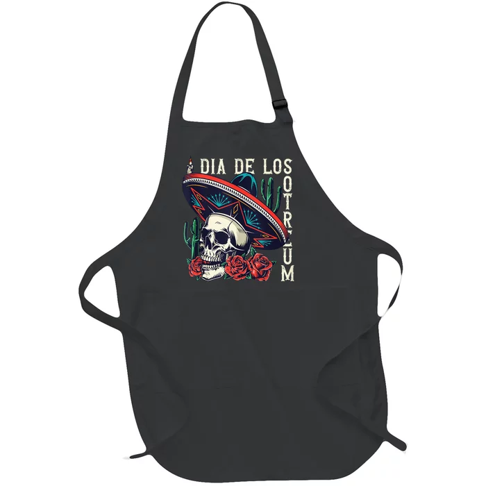 Dia De los Muertos Day of the Dead Mexican holiday Full-Length Apron With Pocket