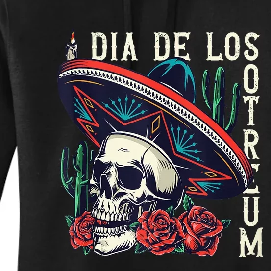 Dia De los Muertos Day of the Dead Mexican holiday Women's Pullover Hoodie