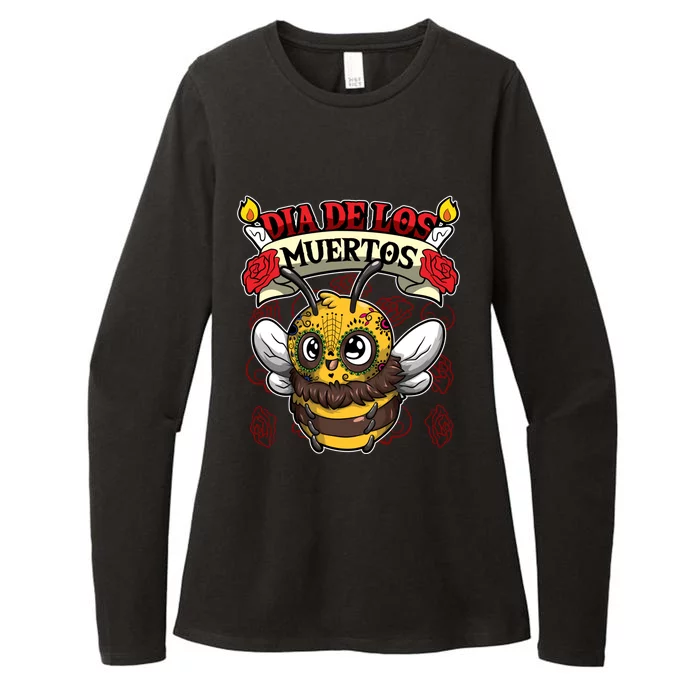 Dia De Los Muertos Day Of The Dead Honey Bee Great Gift Womens CVC Long Sleeve Shirt