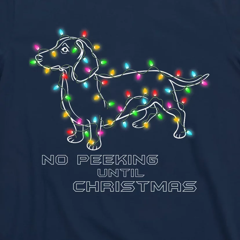 Dachshund Dogs Light Xmas Gifts For Lover T-Shirt