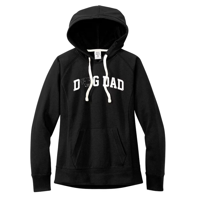 Dad Dog Labrador Dad Women's Fleece Hoodie