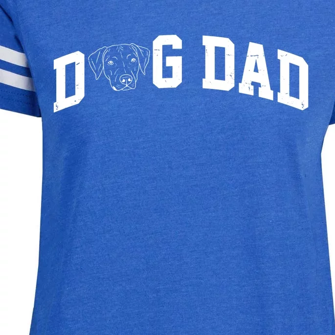 Dad Dog Labrador Dad Enza Ladies Jersey Football T-Shirt