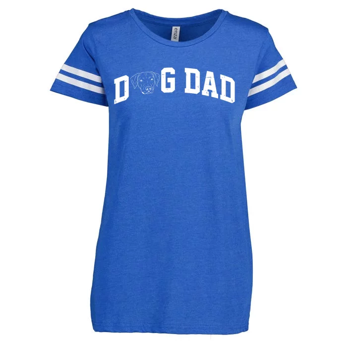 Dad Dog Labrador Dad Enza Ladies Jersey Football T-Shirt