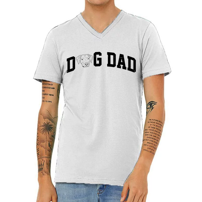 Dad Dog Labrador Dad V-Neck T-Shirt