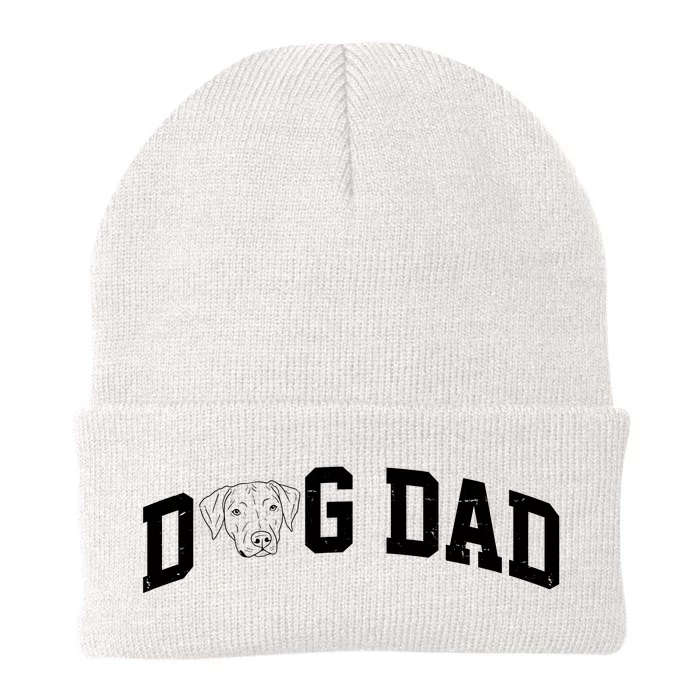 Dad Dog Labrador Dad Knit Cap Winter Beanie