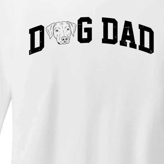 Dad Dog Labrador Dad Womens CVC Long Sleeve Shirt