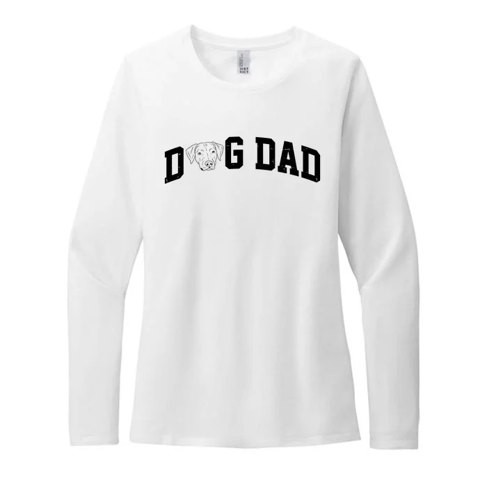 Dad Dog Labrador Dad Womens CVC Long Sleeve Shirt