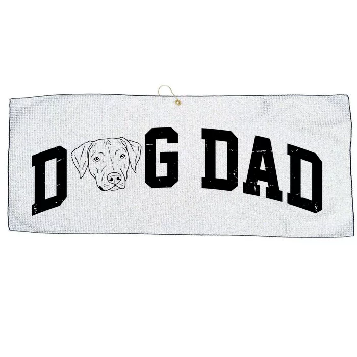 Dad Dog Labrador Dad Large Microfiber Waffle Golf Towel