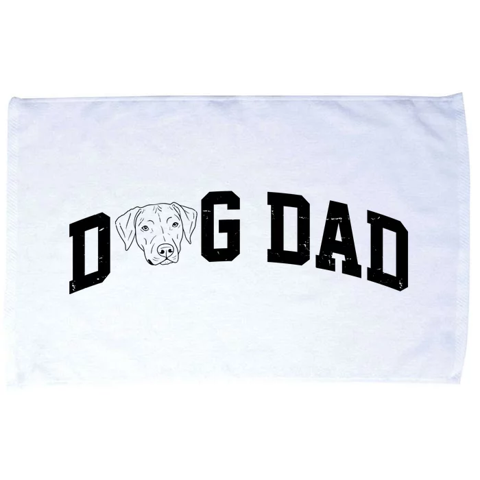 Dad Dog Labrador Dad Microfiber Hand Towel