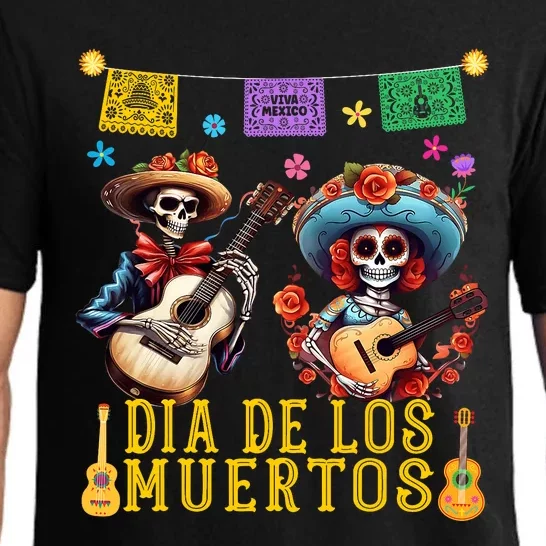 Dia De Los Muertos Costume Day Of The Dead Skeleton Dancing Pajama Set