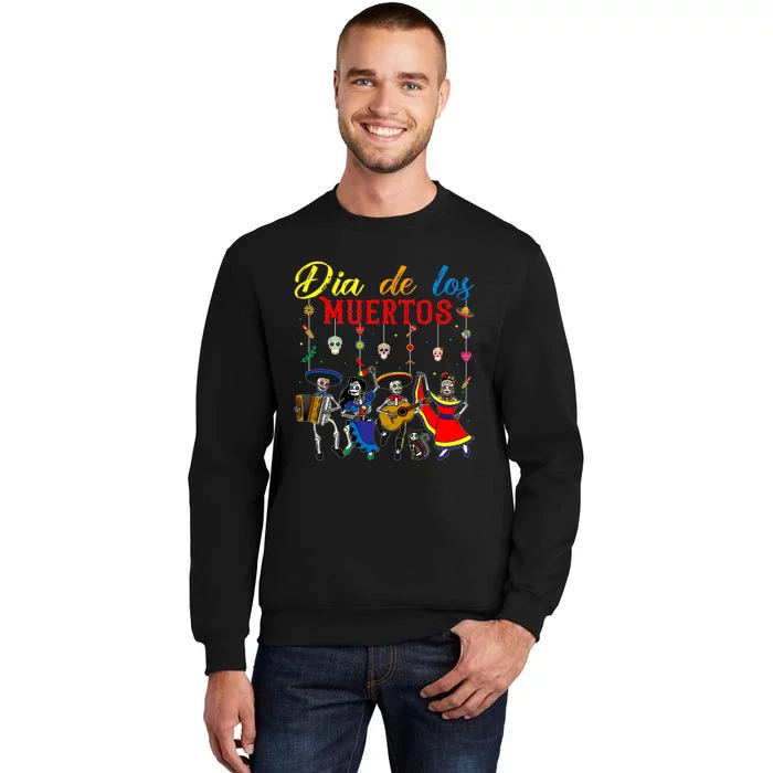 Dia De Los Muertos Day Of The Dead Mexican Skeleton Dancing Design Sweatshirt