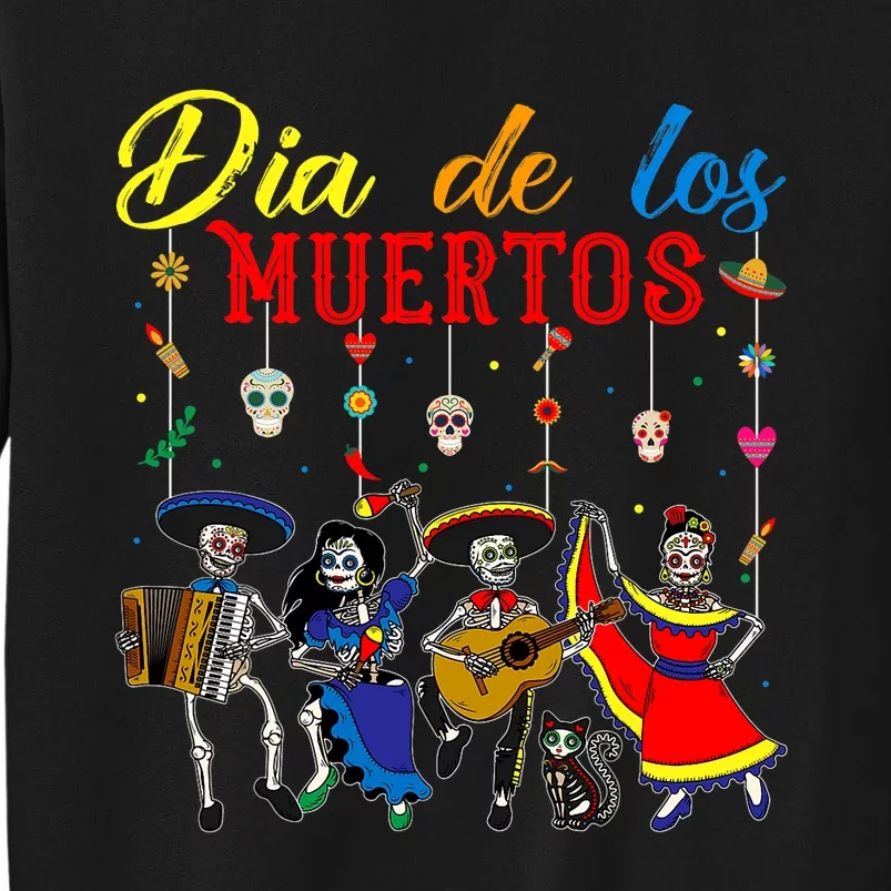 Dia De Los Muertos Day Of The Dead Mexican Skeleton Dancing Design Sweatshirt