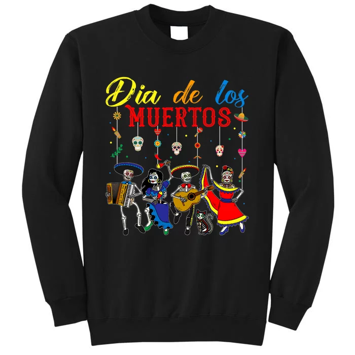 Dia De Los Muertos Day Of The Dead Mexican Skeleton Dancing Design Sweatshirt