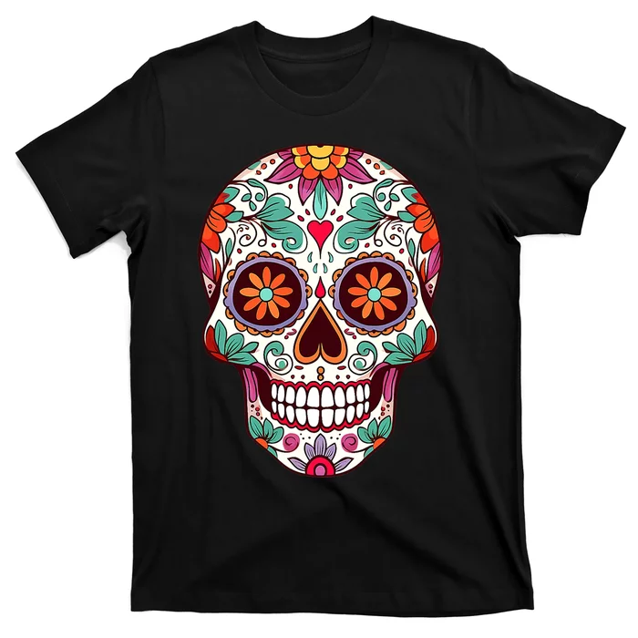 Dia De Los Muertos Mexico Costume Day Of Dead Sugar Skull T-Shirt