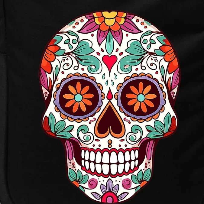 Dia De Los Muertos Mexico Costume Day Of Dead Sugar Skull Impact Tech Backpack